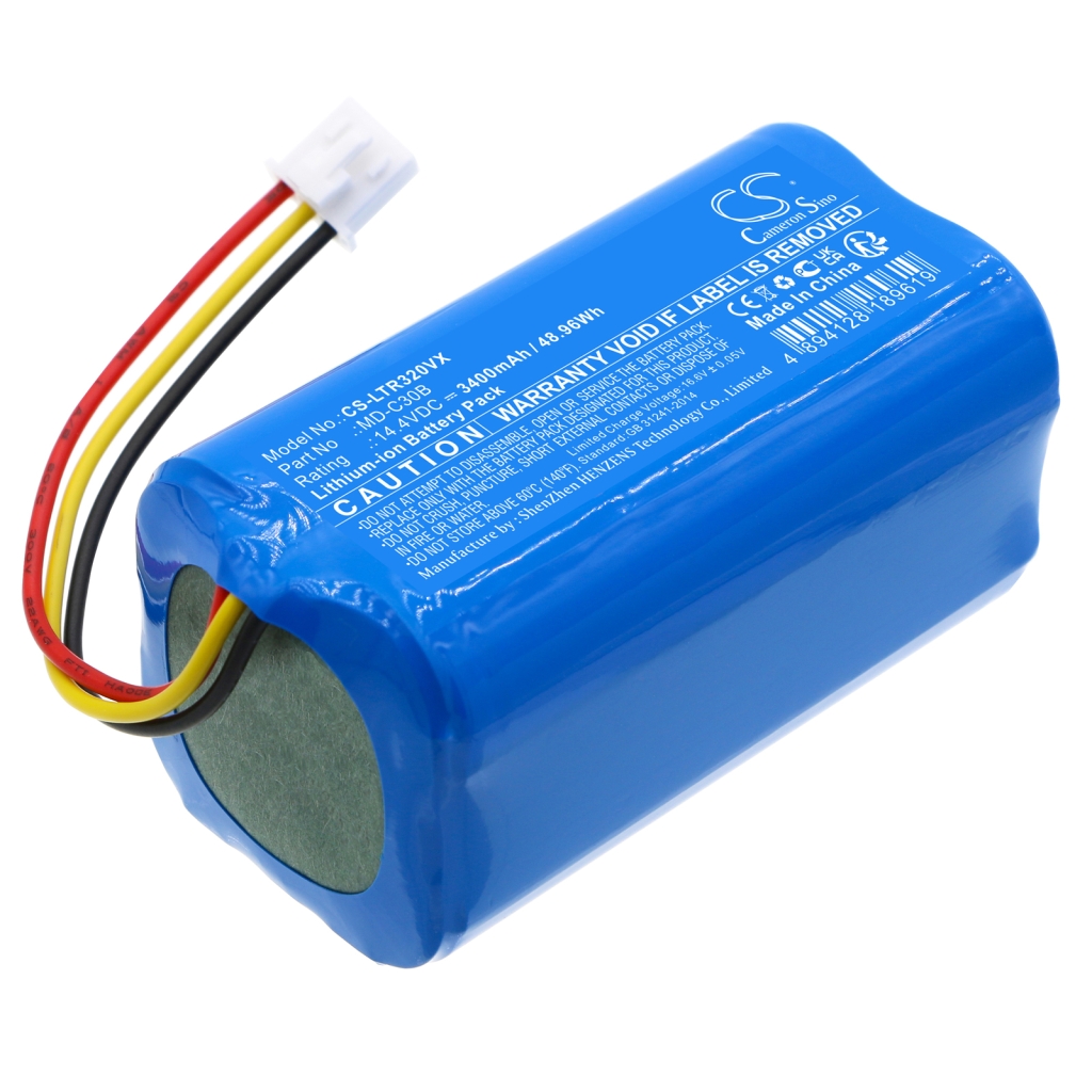 Batterie à vide Liectroux CS-LTR320VX