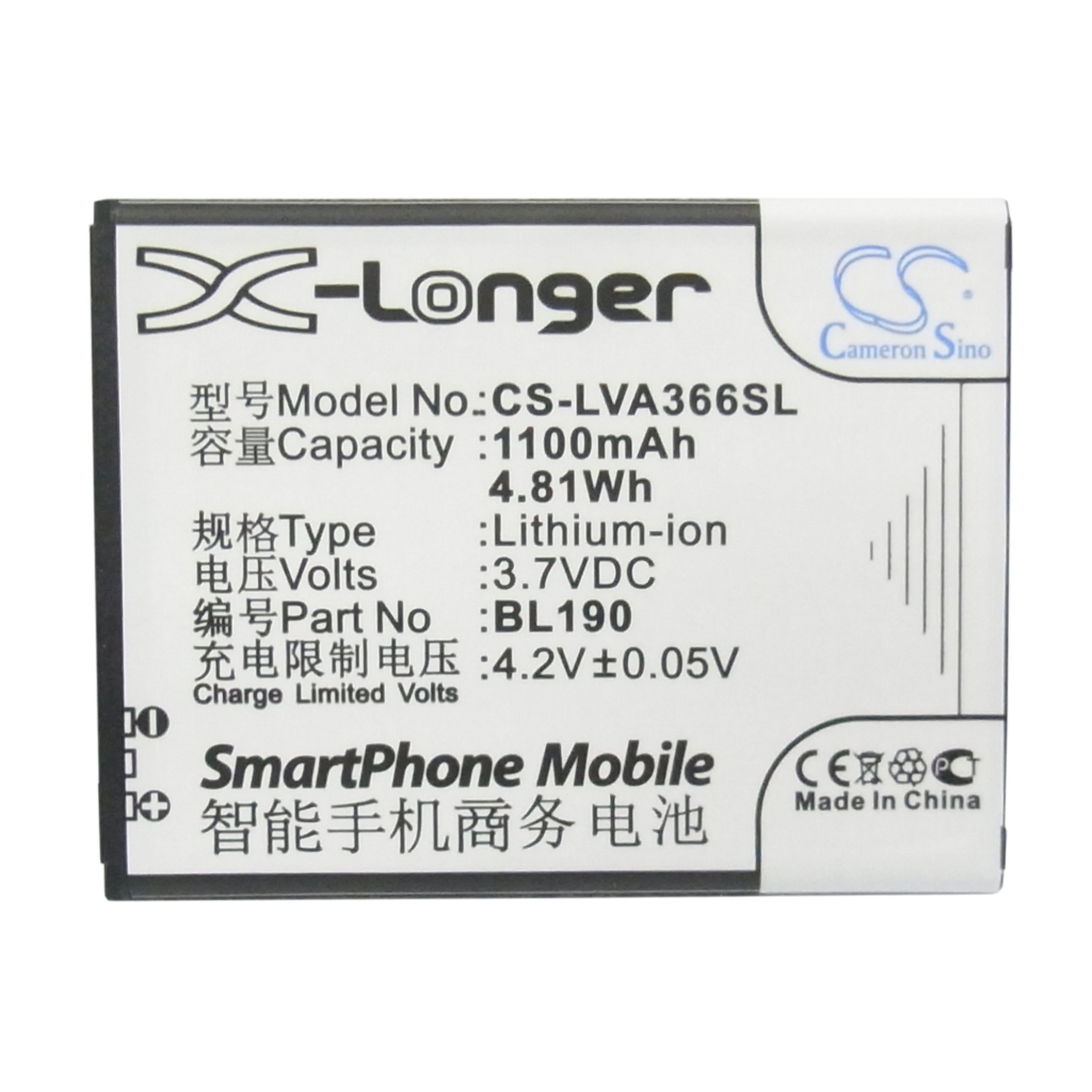 Compatible battery replacement for LENOVO BL190