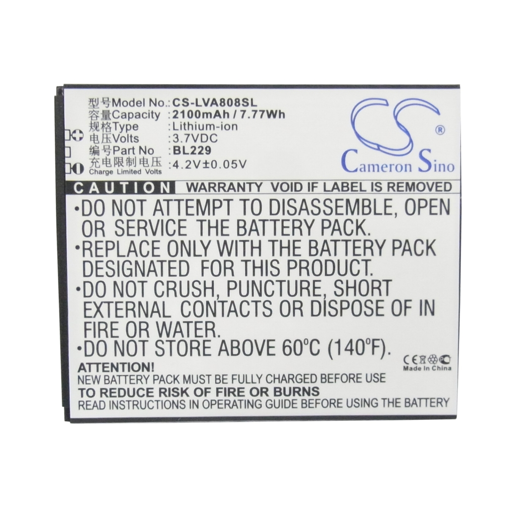 Batteries Remplace BL229