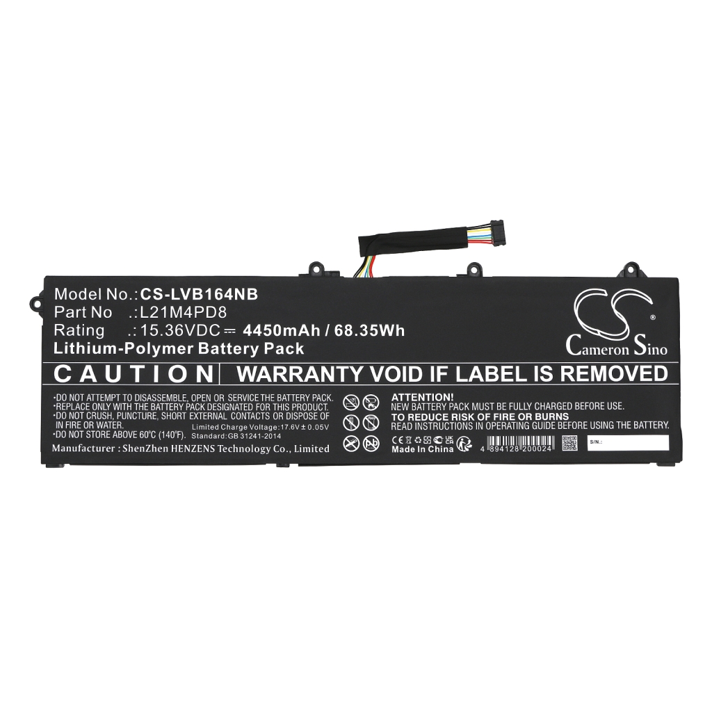 Batterie pour ordinateur portable Lenovo CS-LVB164NB