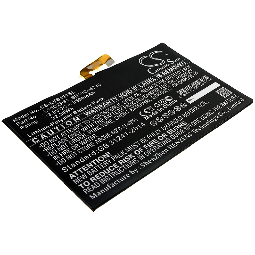 Tablette Batterie Lenovo CS-LVB191SL