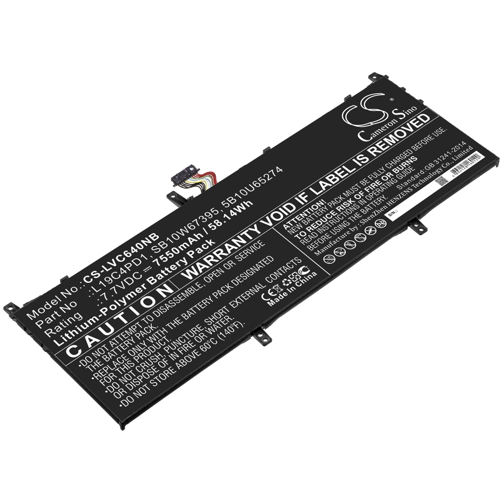 Batterie pour ordinateur portable Lenovo CS-LVC640NB