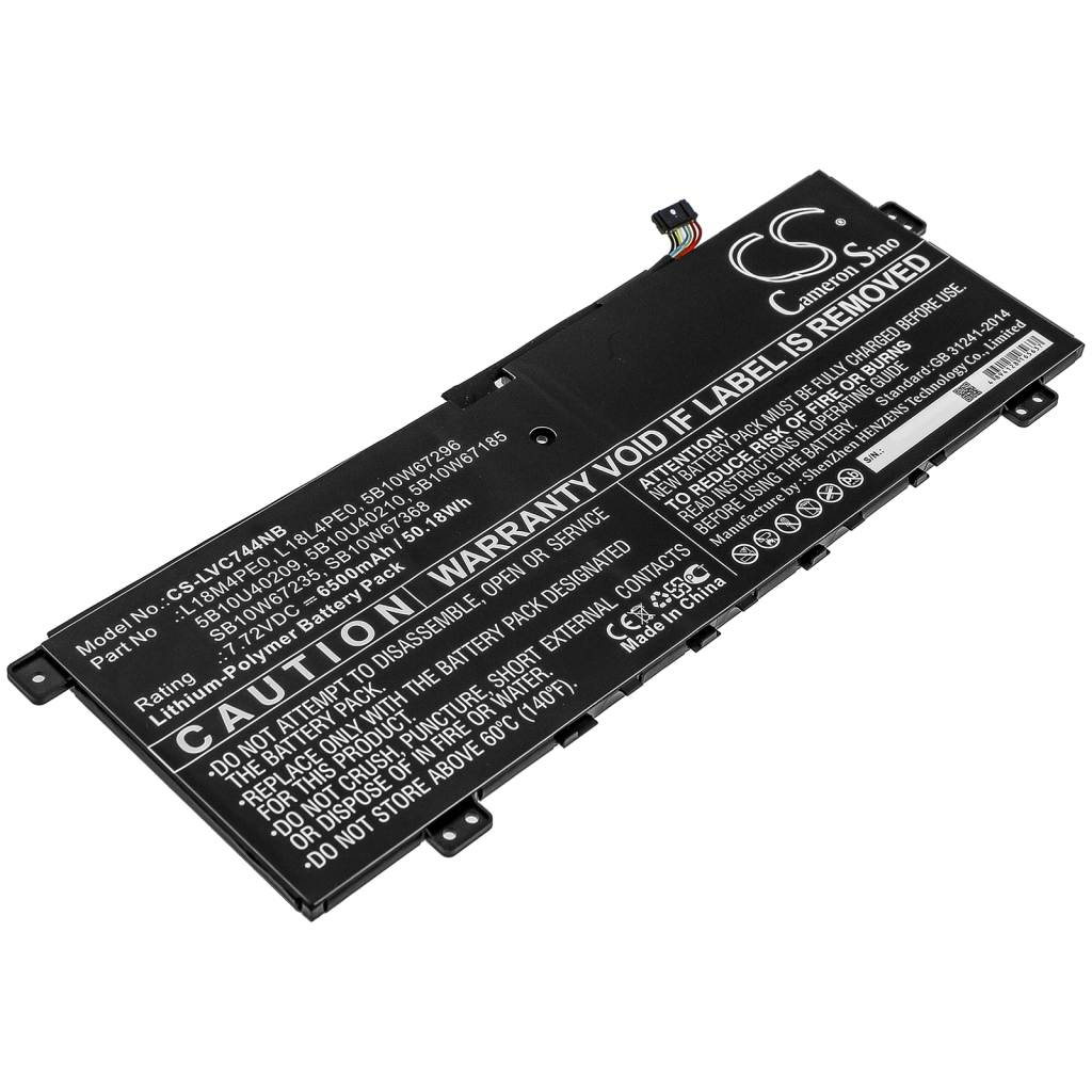 Batterie pour ordinateur portable Lenovo CS-LVC744NB