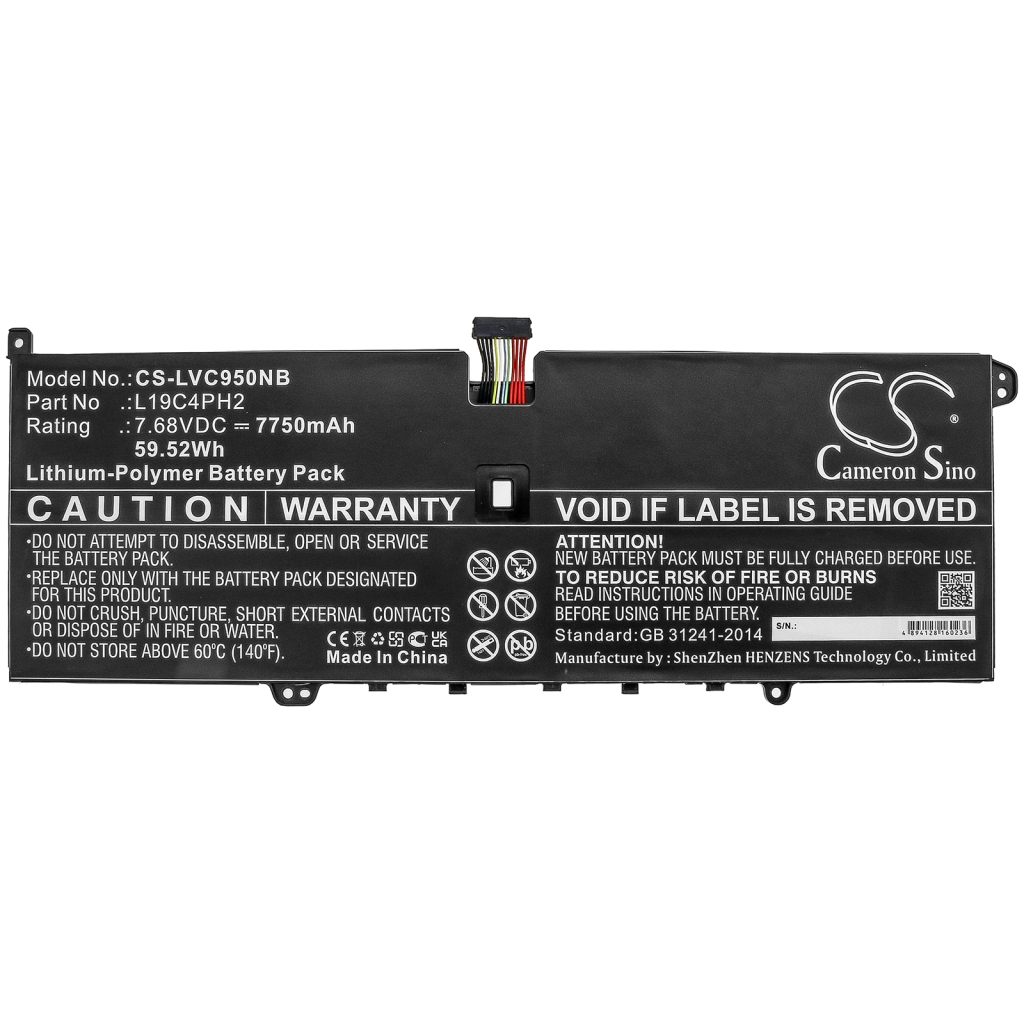 Compatible battery replacement for LENOVO L19C4PH2