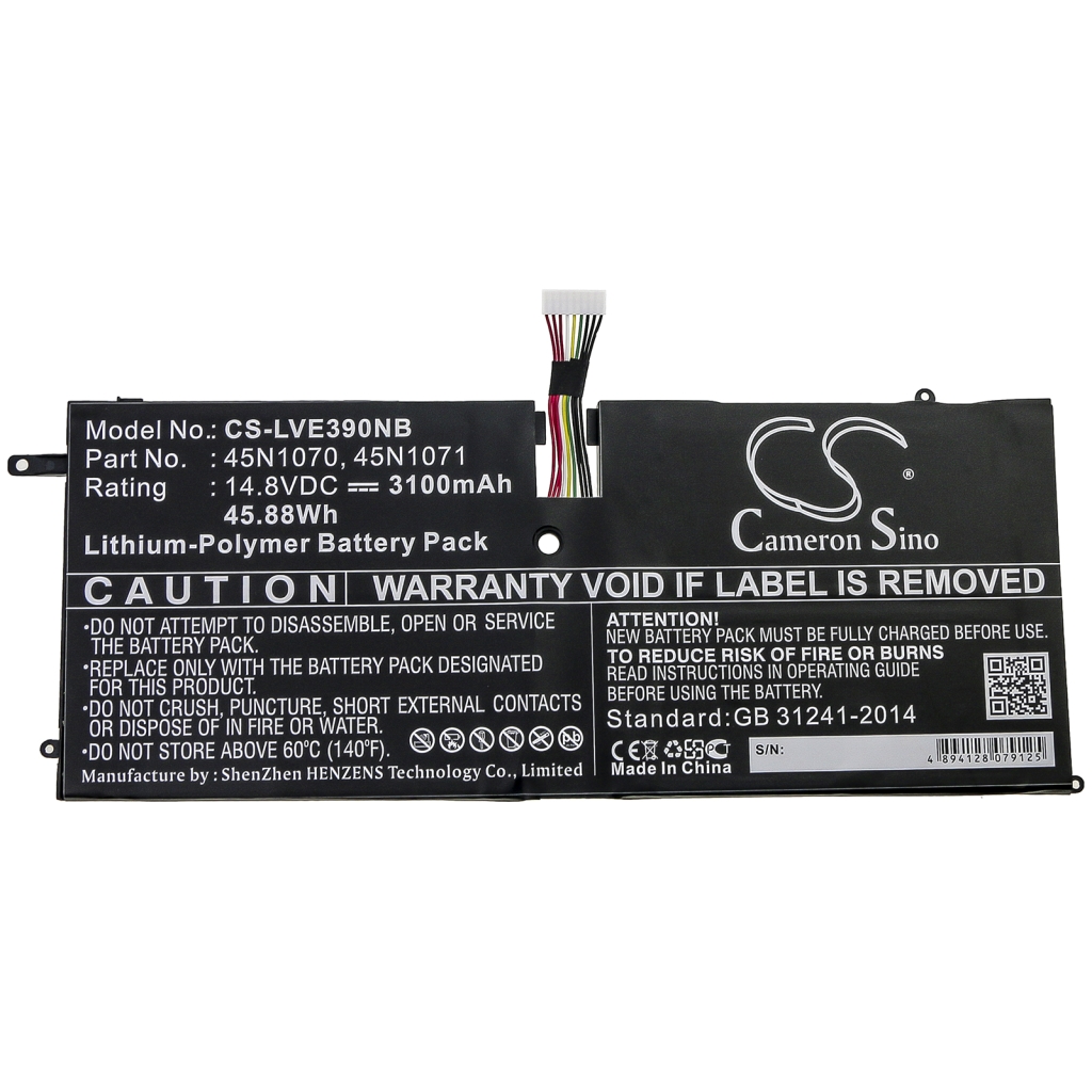 Batterie pour ordinateur portable Lenovo ThinkPad X1 Carbon