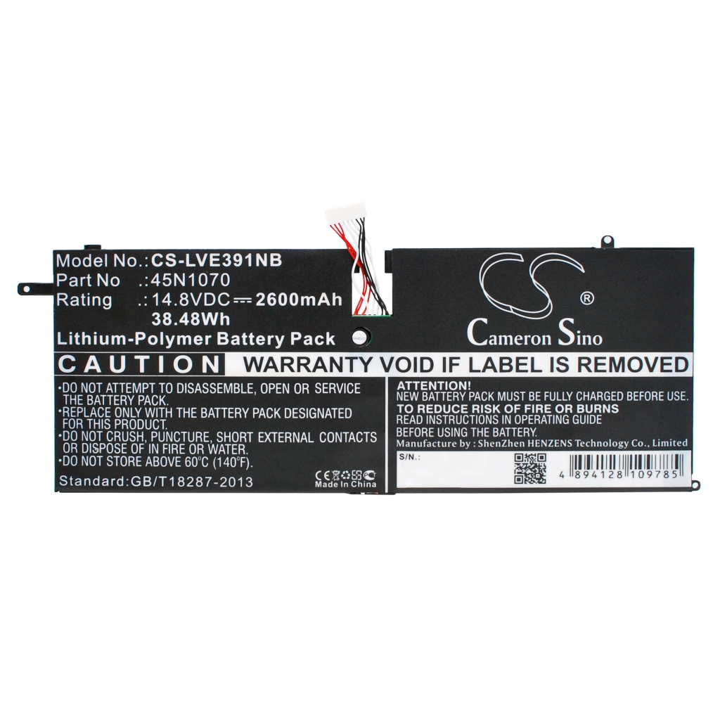 Batterie pour ordinateur portable Lenovo CS-LVE391NB