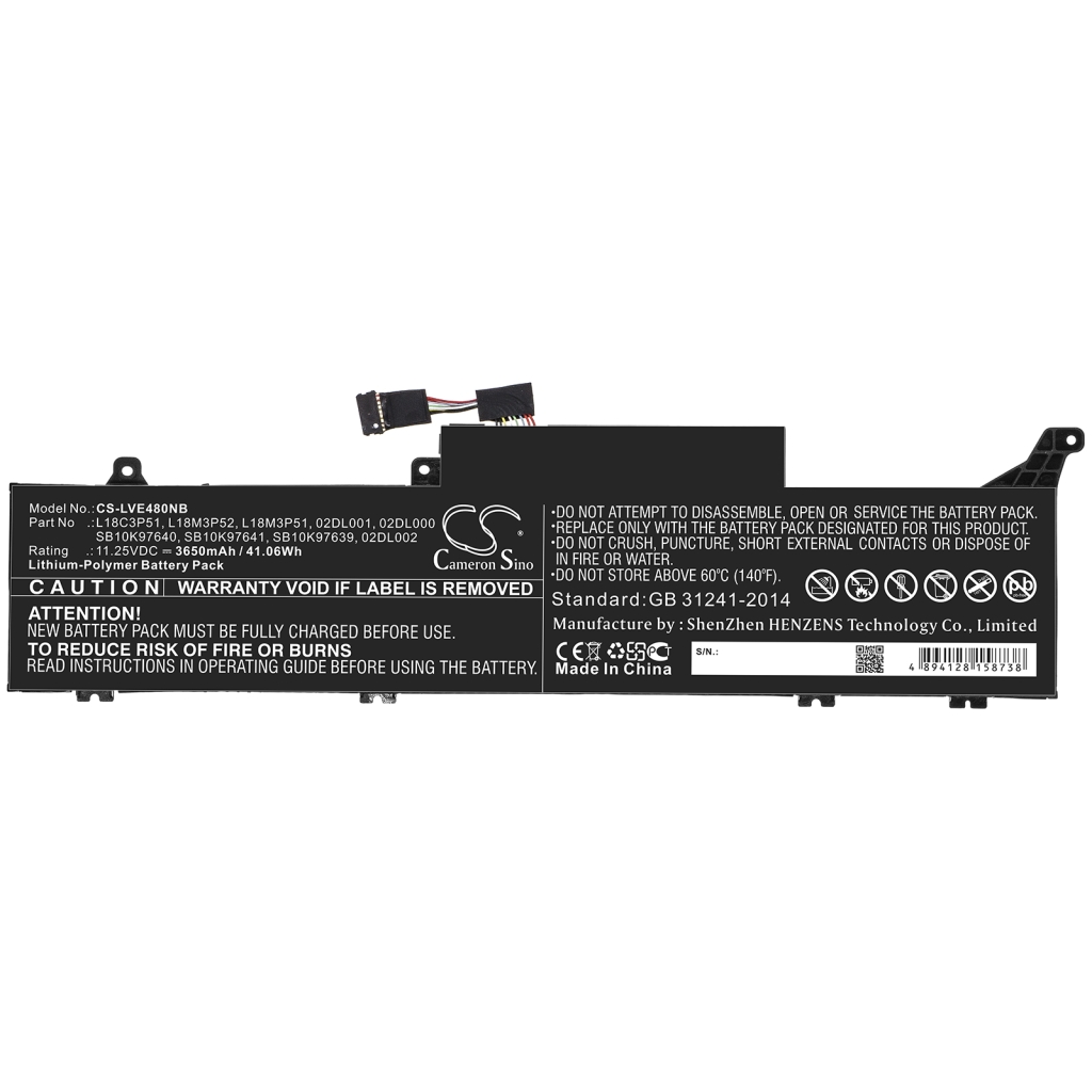 Battery Replaces L18C3P51