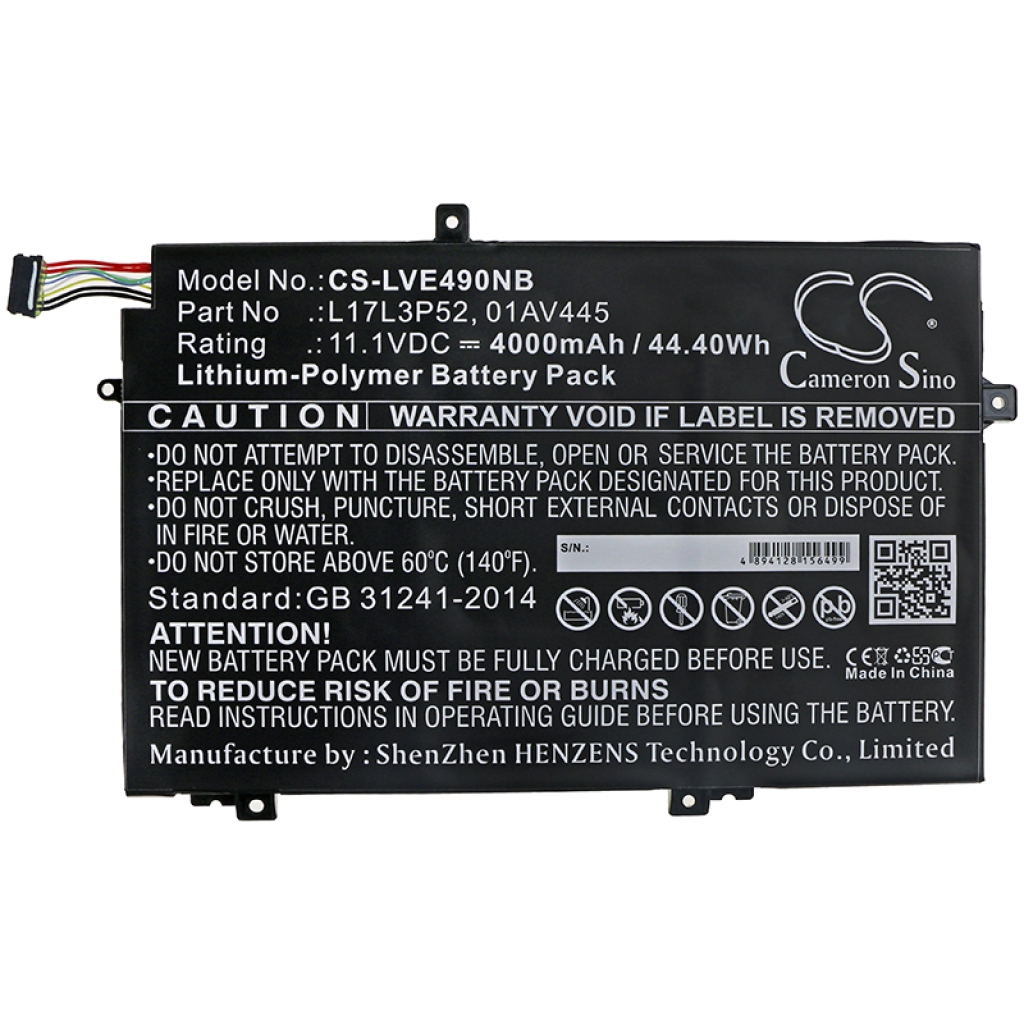 Batteries Remplace 01AV463