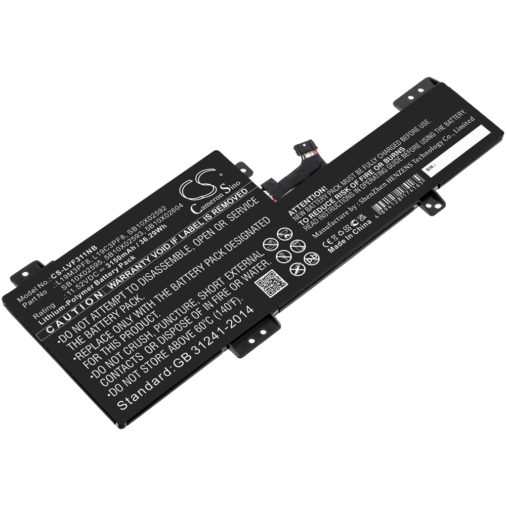 Batterie pour ordinateur portable Lenovo CS-LVF311NB