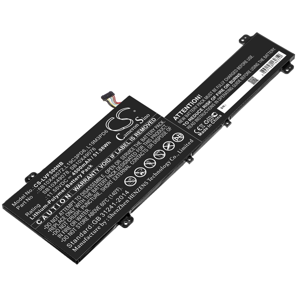 Batterie pour ordinateur portable Lenovo CS-LVF500NB