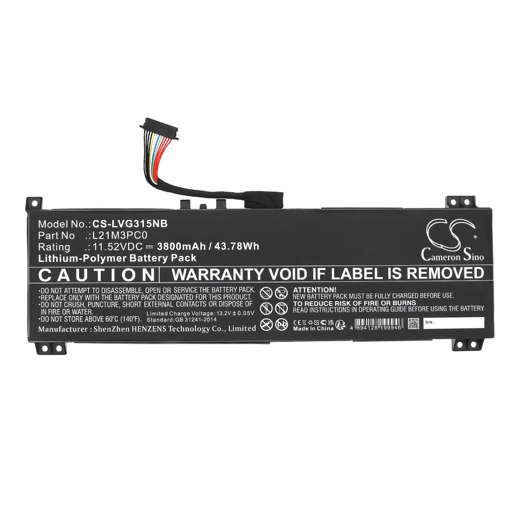 Batteries Remplace L21M3PC0