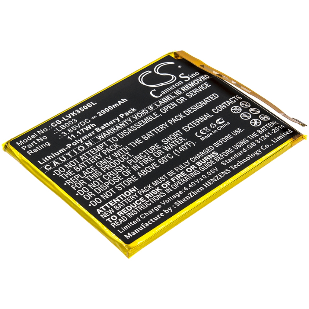 Compatible battery replacement for LENOVO LB003