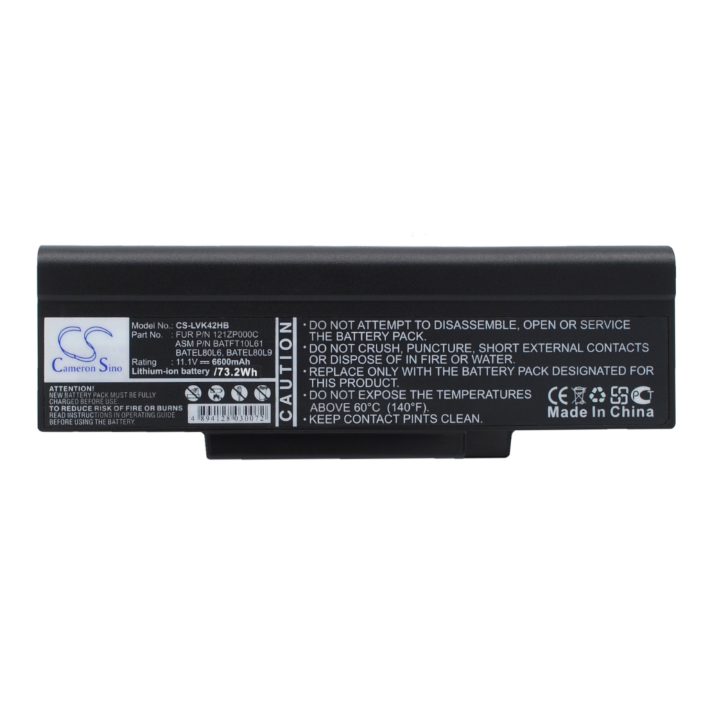 Batteries Remplace FUR P/N 121ZP000C