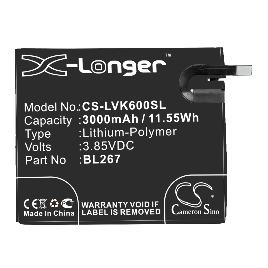 Compatible battery replacement for LENOVO BL267