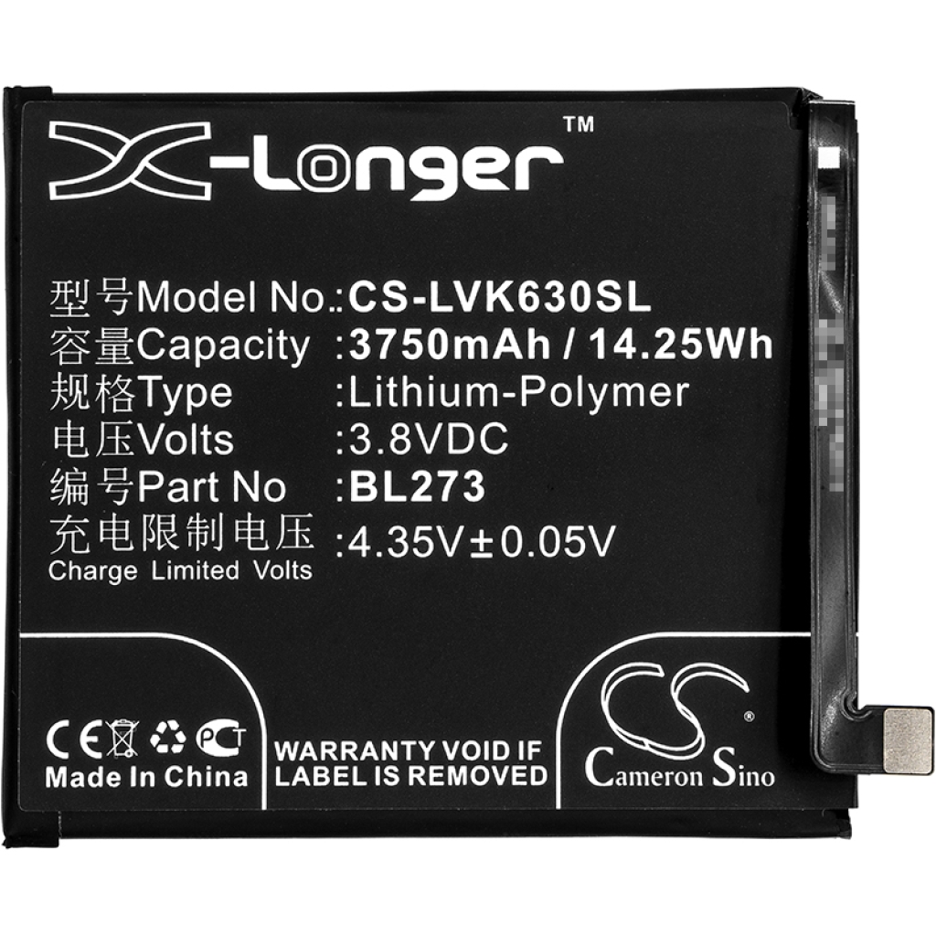 Compatible battery replacement for LENOVO BL273