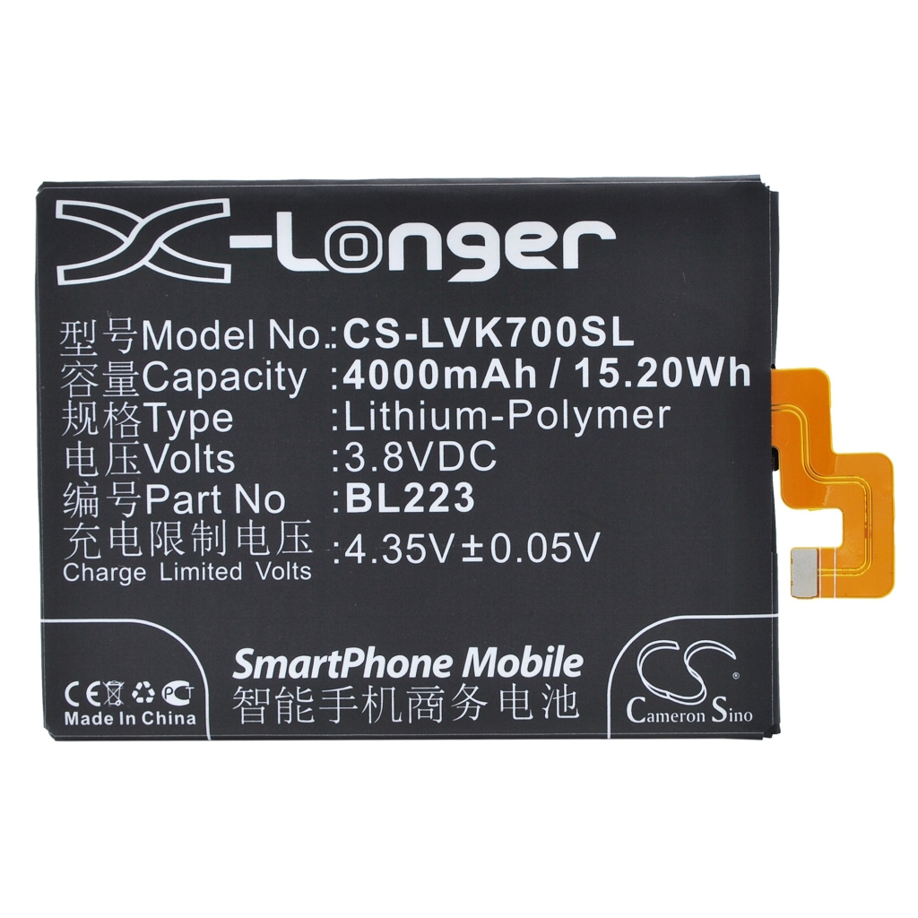 Batterie de téléphone portable Lenovo K920