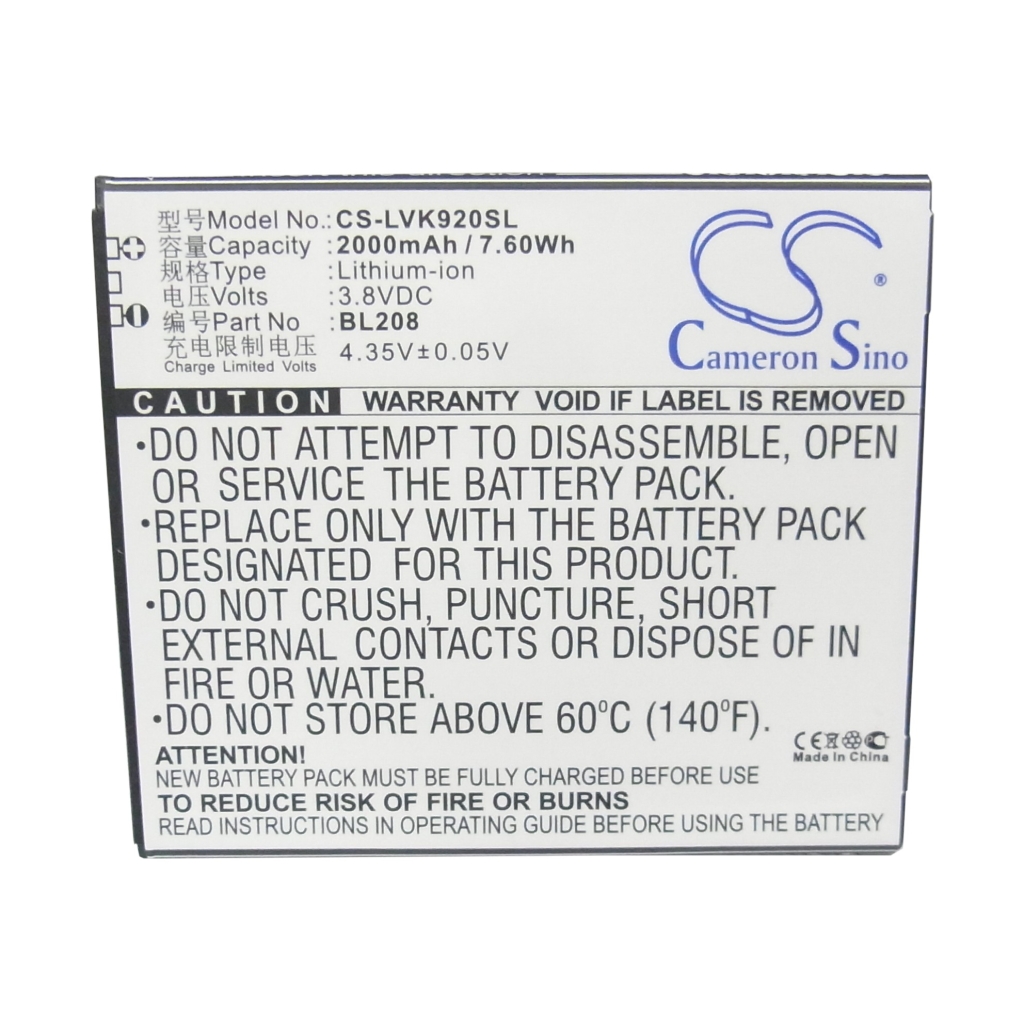 Battery Replaces BL208