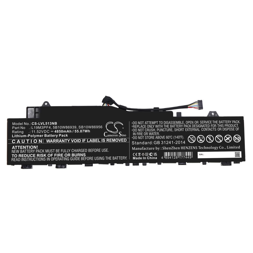 Batterie pour ordinateur portable Lenovo ideapad 5-14ARE05 81YMCTO1WW