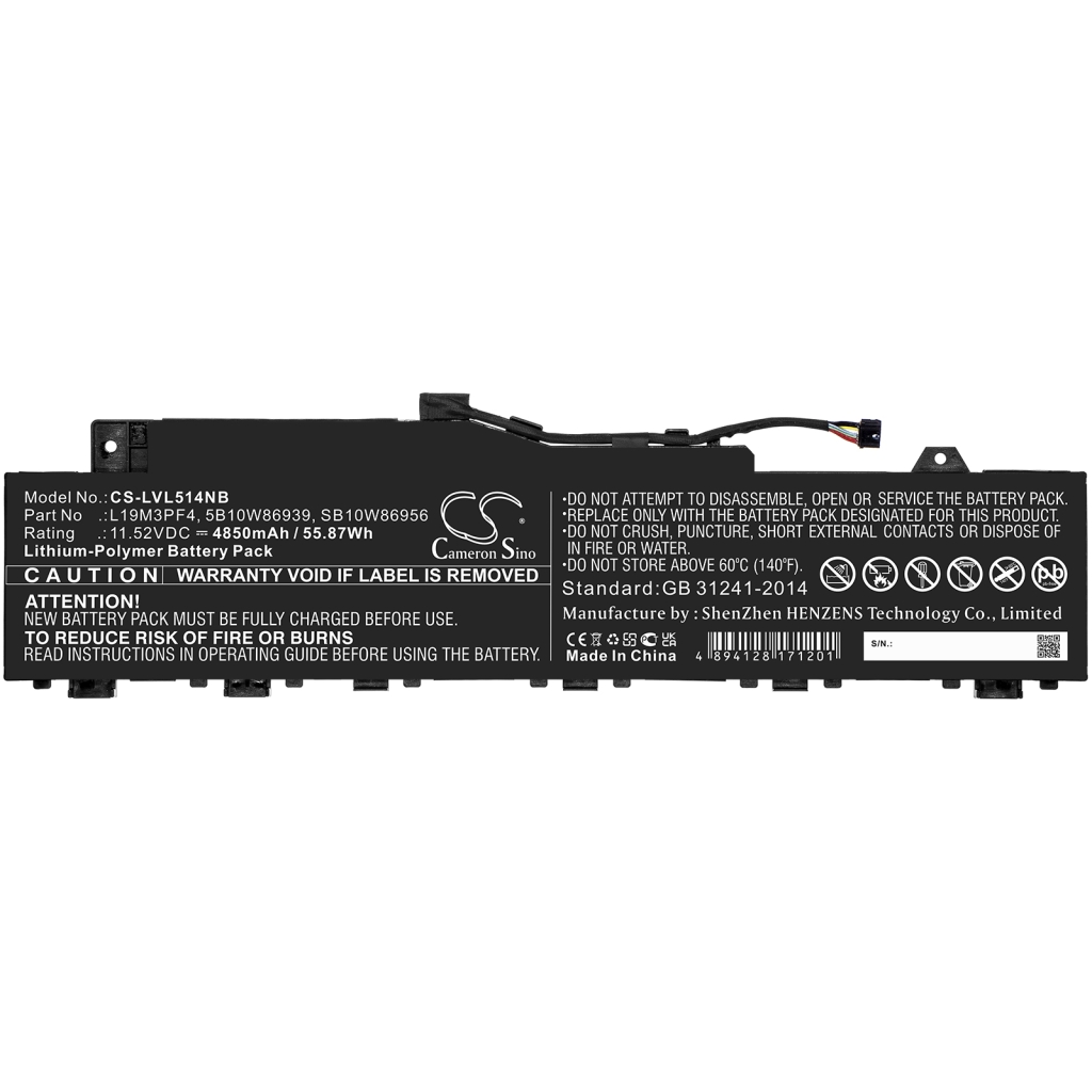 Batterie pour ordinateur portable Lenovo IdeaPad 5 15ARE05-81YQ002BMH