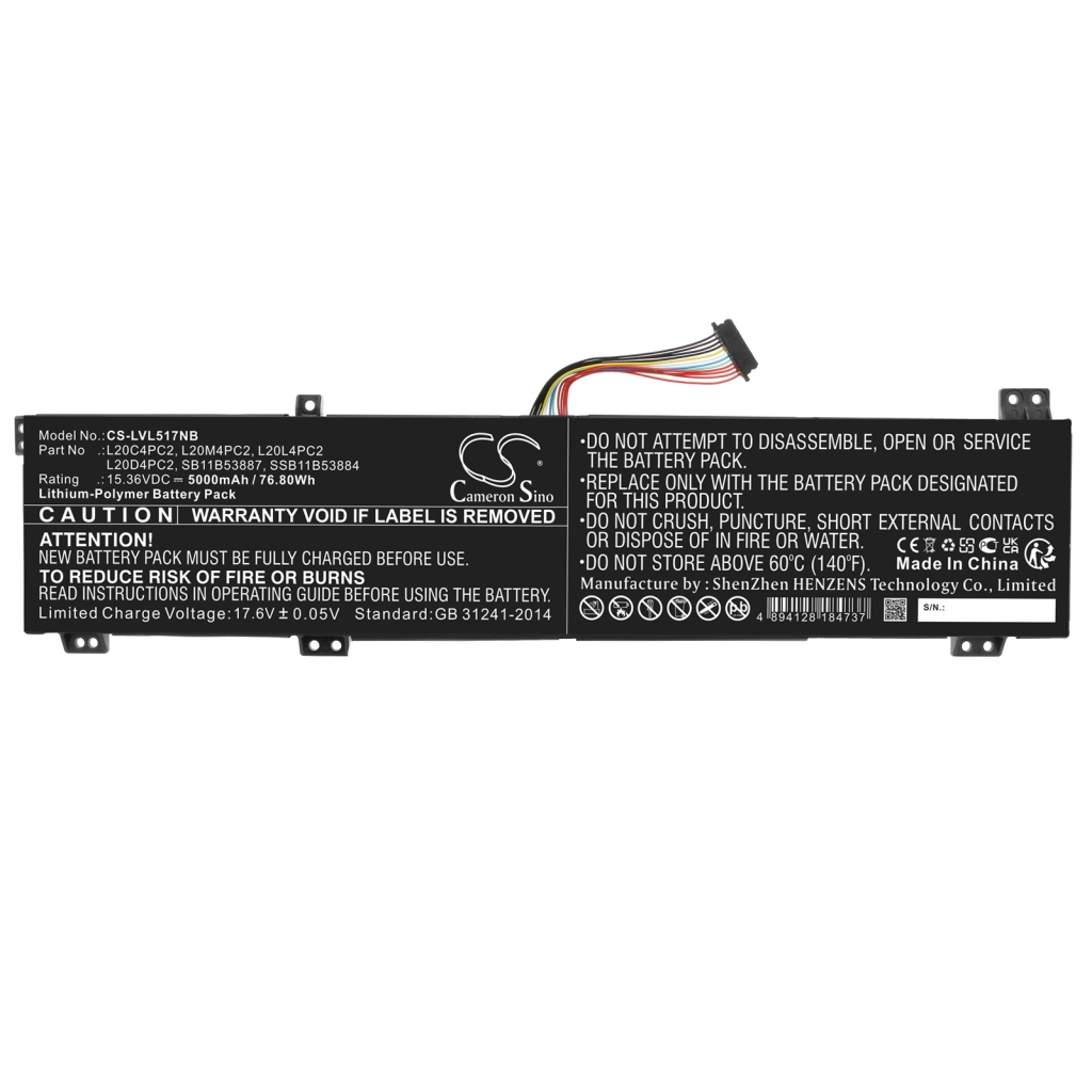 Batteries Remplace L20L4PC2