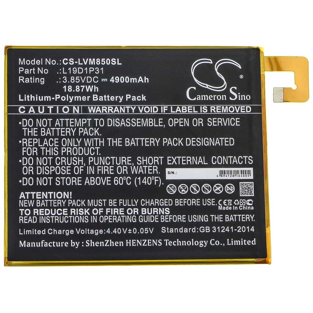 Compatible battery replacement for Launch L19D1P31