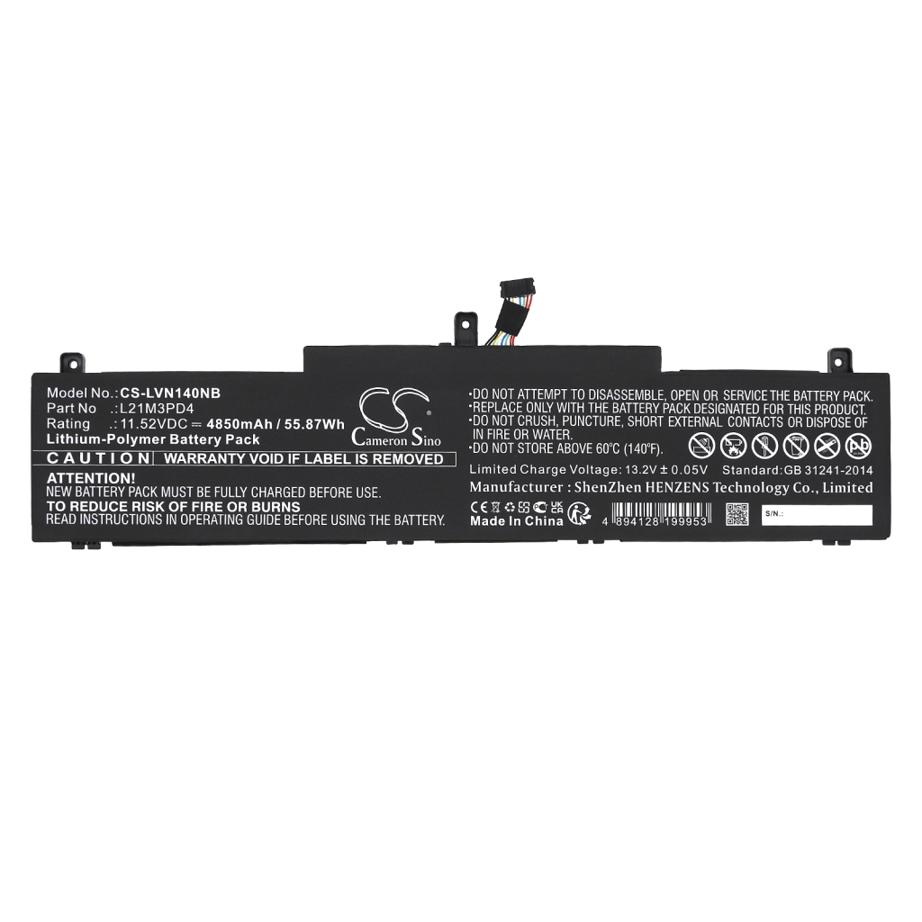 Batterie pour ordinateur portable Lenovo CS-LVN140NB