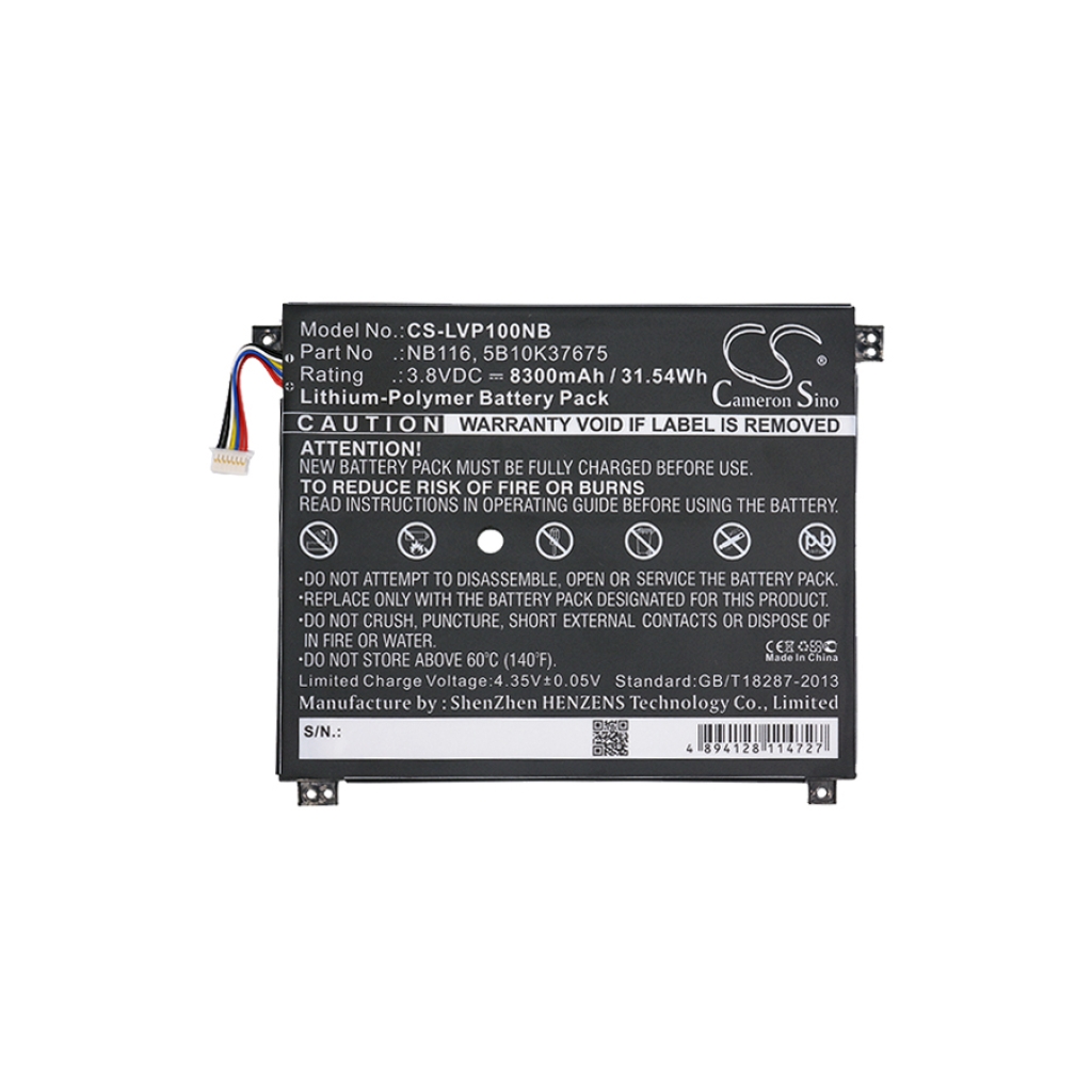 Batterie pour ordinateur portable Lenovo CS-LVP100NB