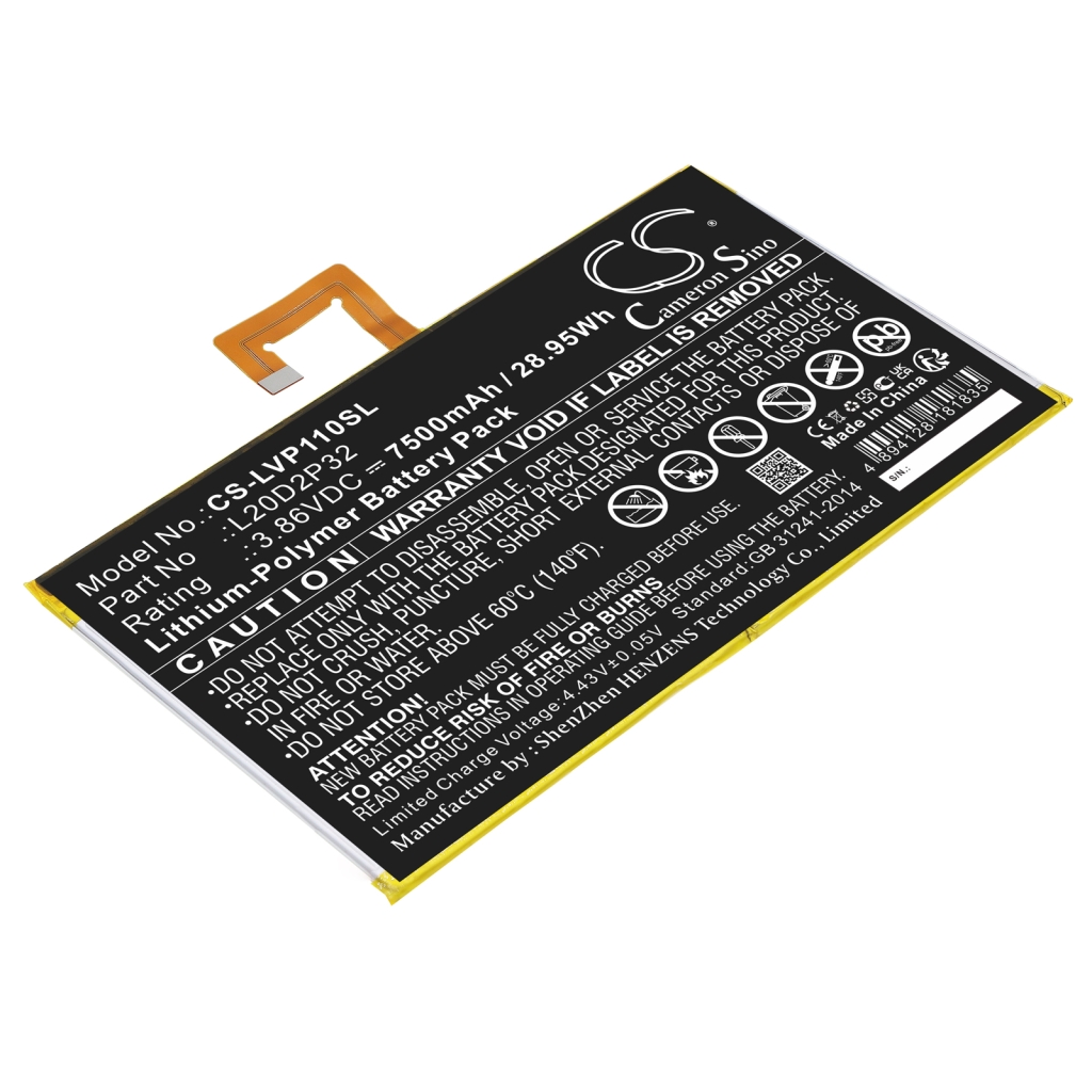 Compatible battery replacement for LENOVO L20D2P32