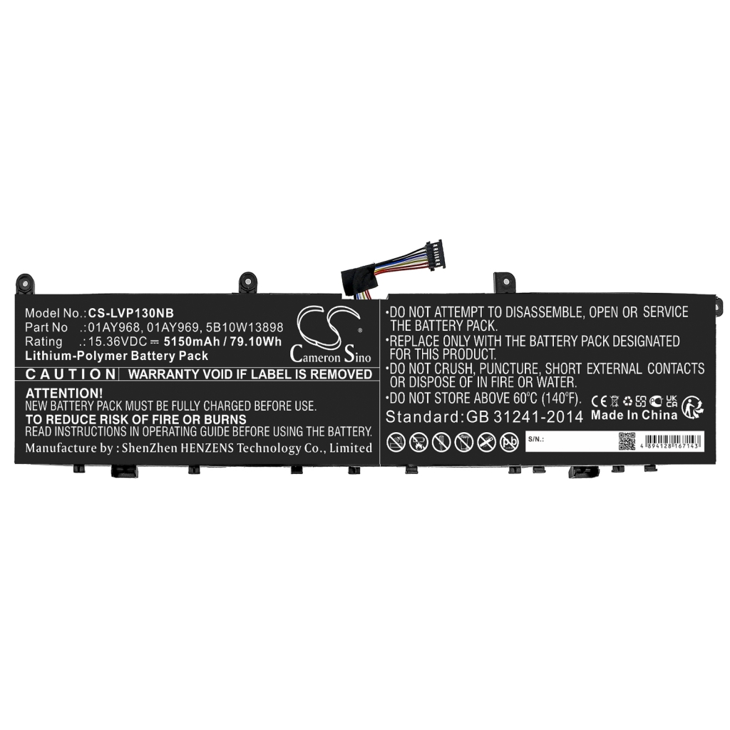 Batteries Remplace L17C4P72