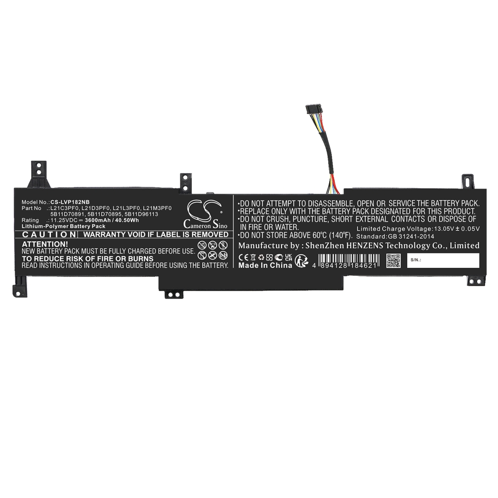 Batterie pour ordinateur portable Lenovo CS-LVP182NB