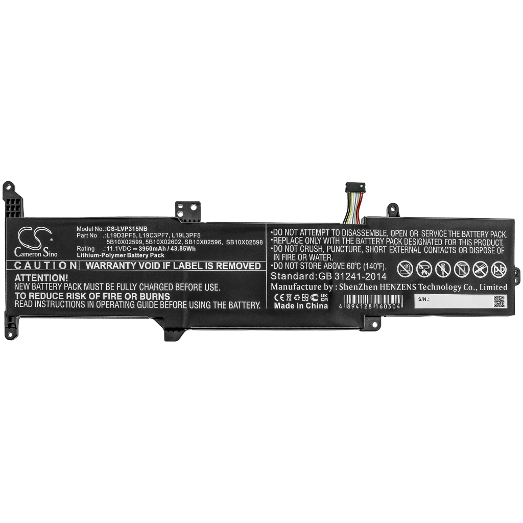 Batteries Remplace L19C3PF7