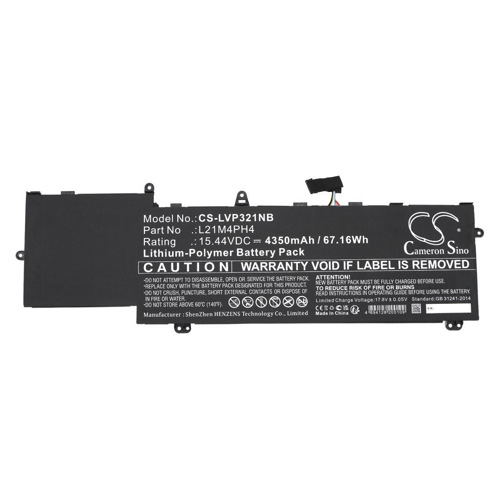 Batterie pour ordinateur portable Lenovo CS-LVP321NB