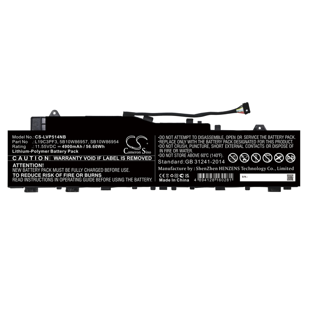 Batteries Remplace SB10W86954