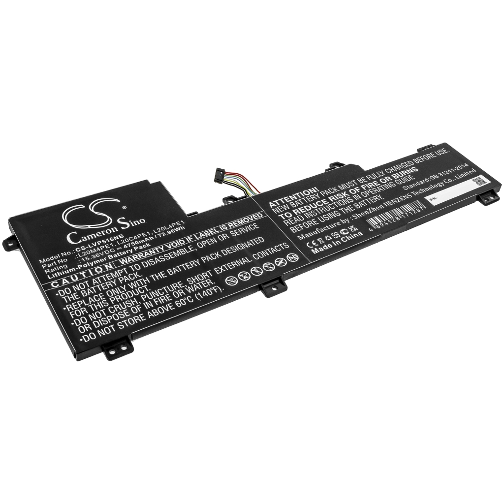 Batterie pour ordinateur portable Lenovo CS-LVP516NB