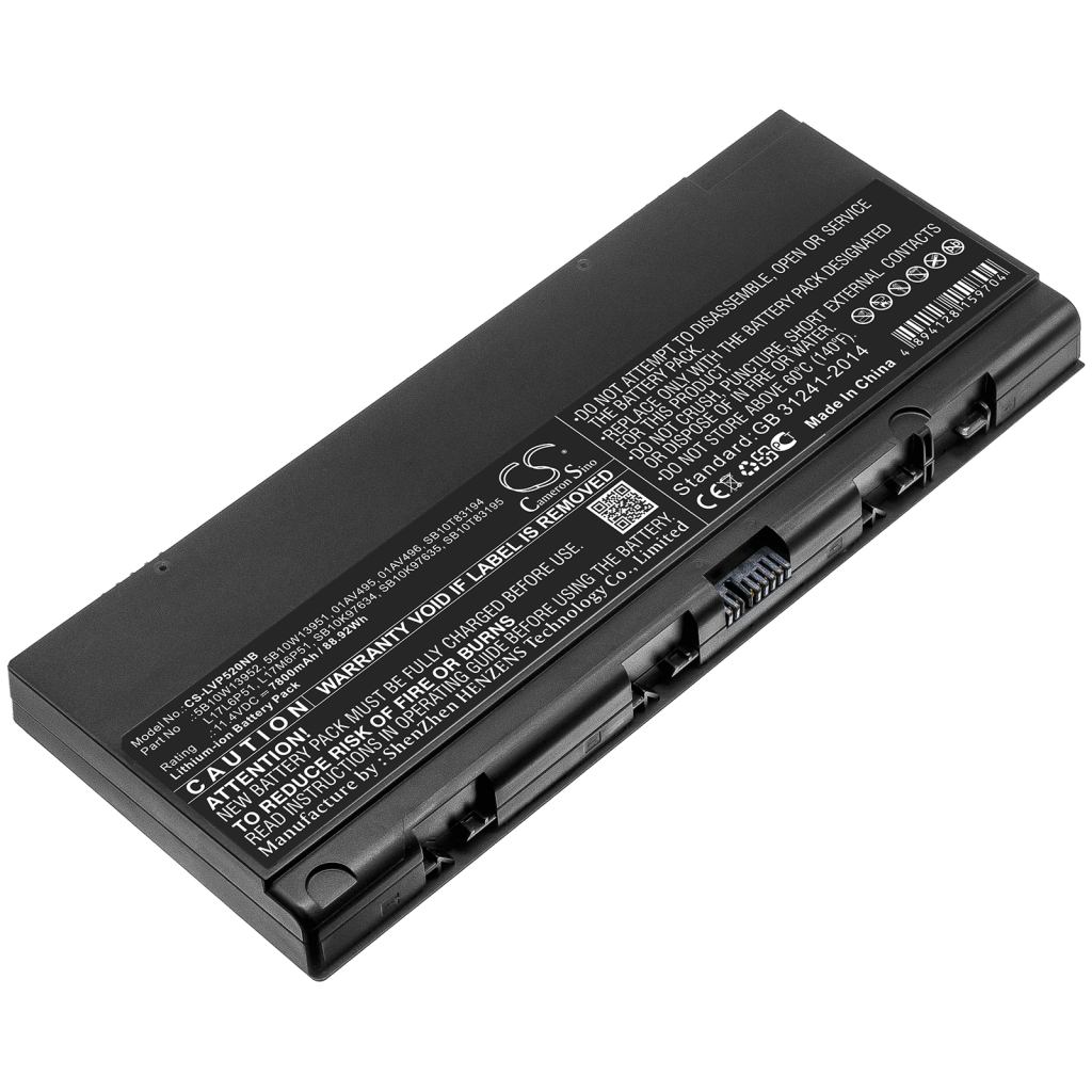 Batterie pour ordinateur portable Lenovo CS-LVP520NB