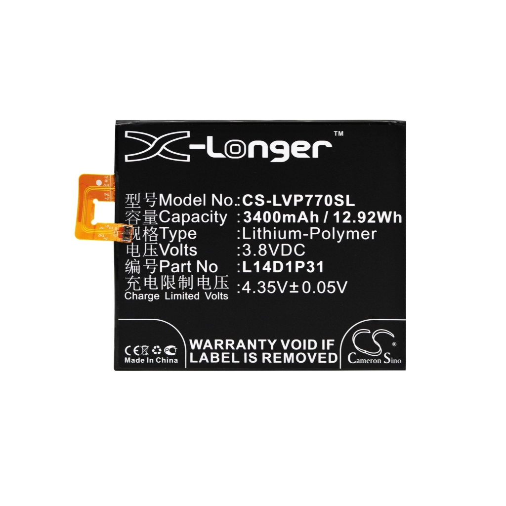 Compatible battery replacement for LENOVO L14D1P31