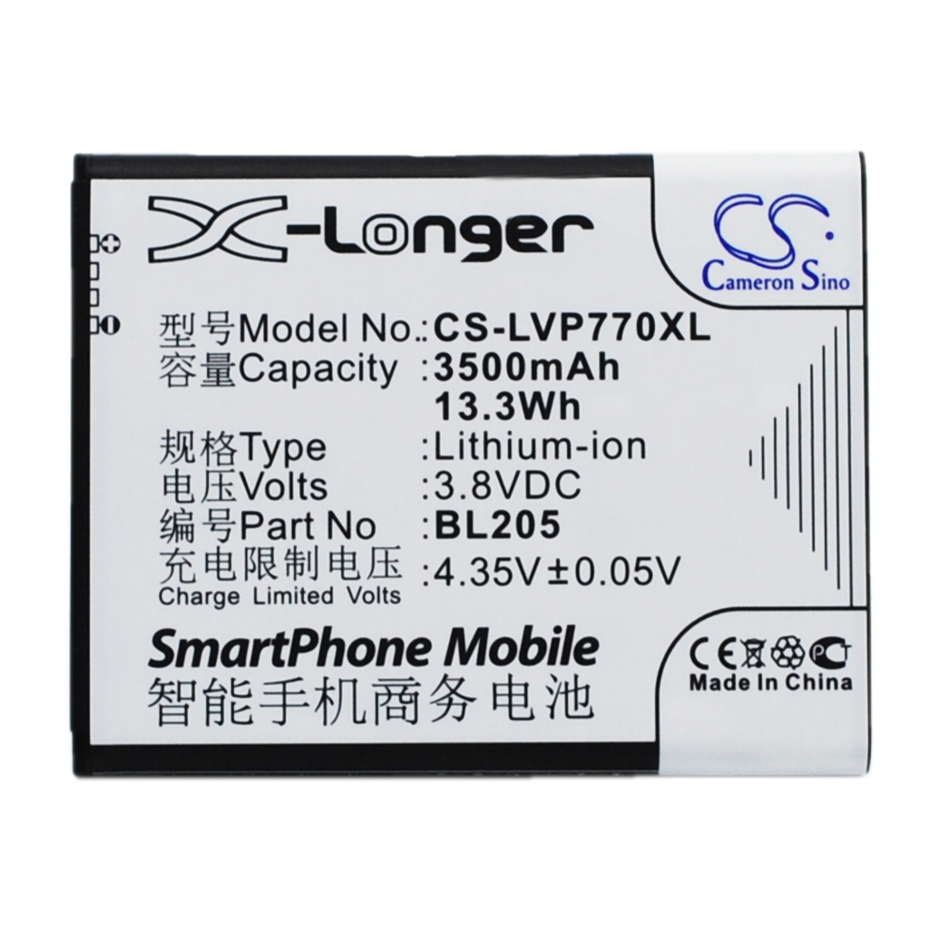 Mobile Phone Battery Lenovo P770