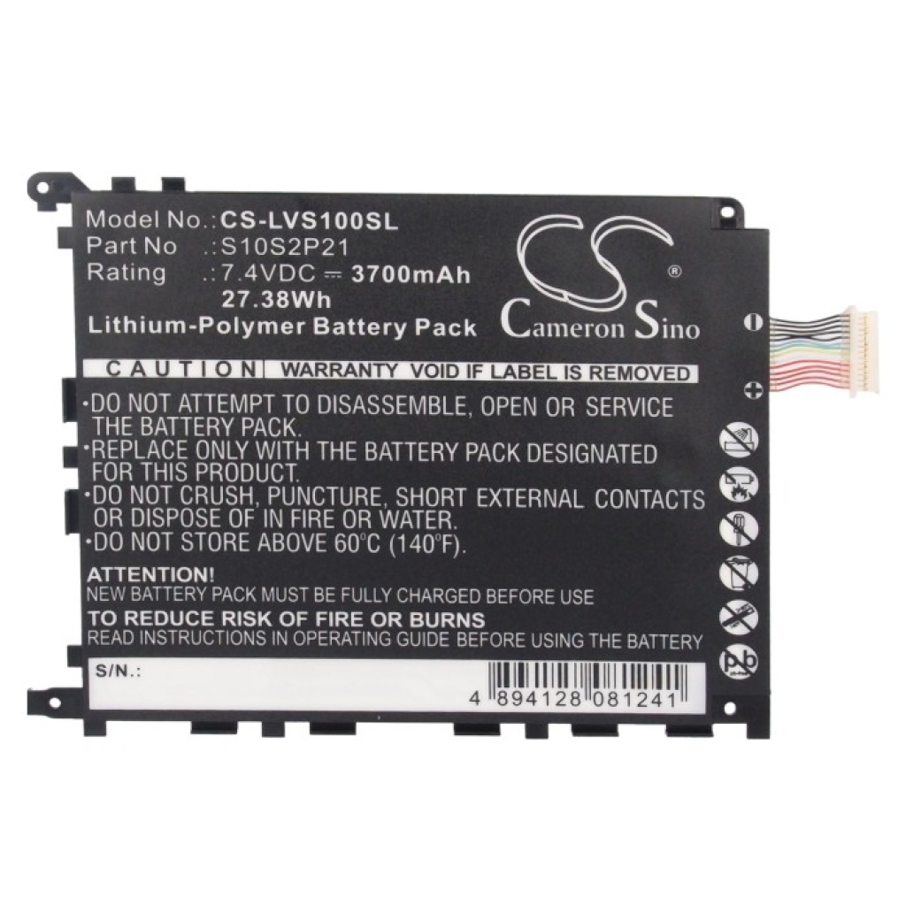 Compatible battery replacement for LENOVO S10S2P21