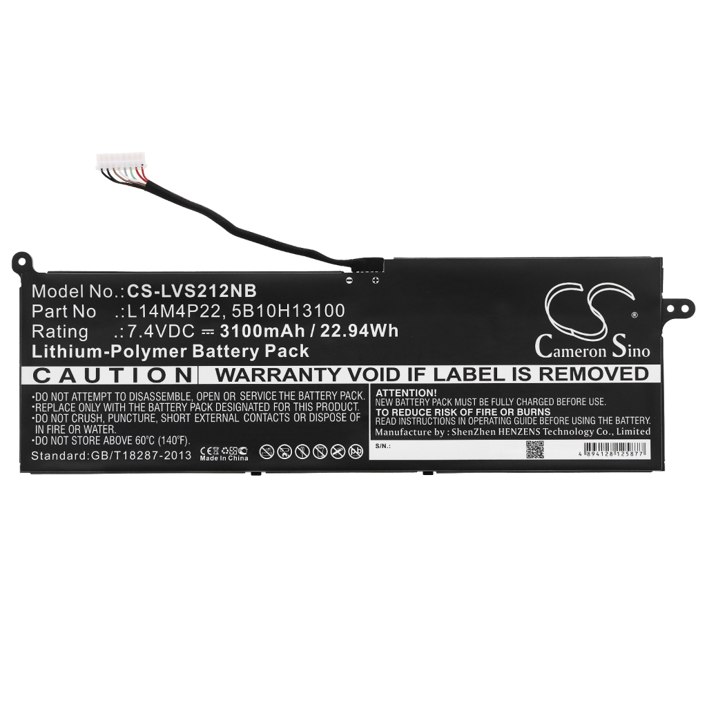 Batterie pour ordinateur portable Lenovo CS-LVS212NB