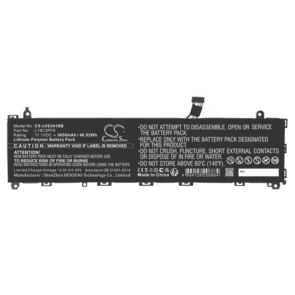 Batterie pour ordinateur portable Lenovo CS-LVS341NB