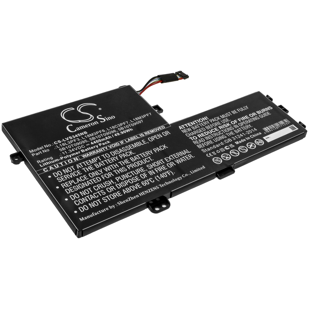 Batterie pour ordinateur portable Lenovo CS-LVS345NB