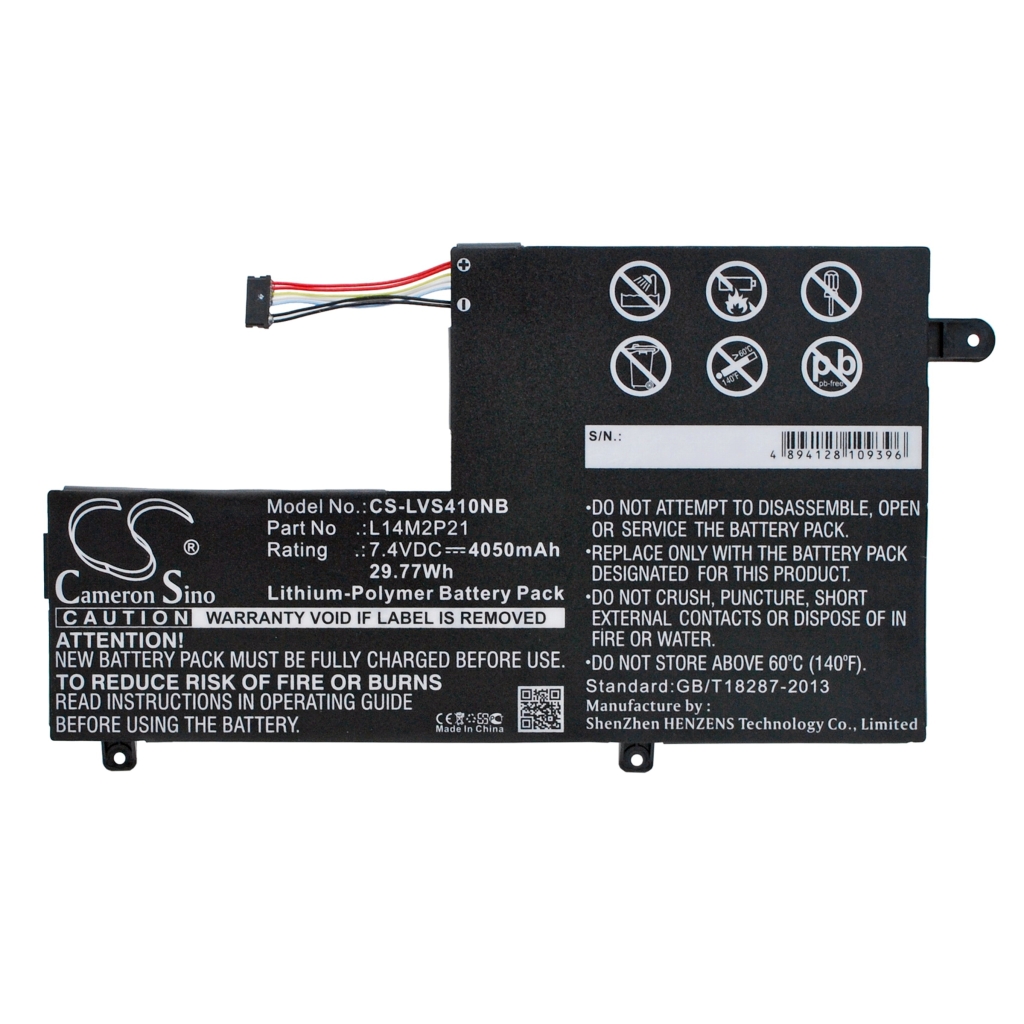 Batterie pour ordinateur portable Lenovo CS-LVS410NB