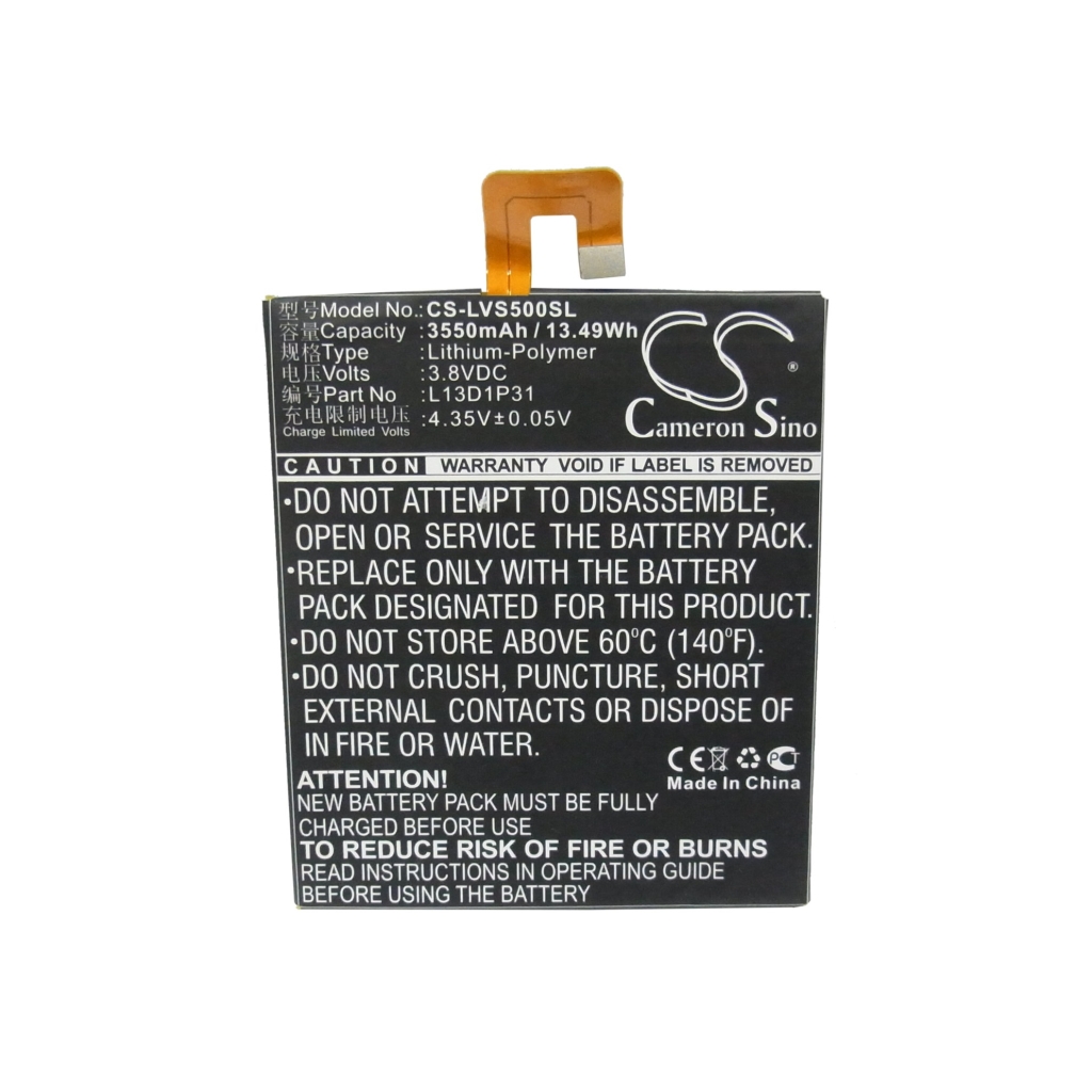 Mobile Phone Battery Lenovo CS-LVS500SL