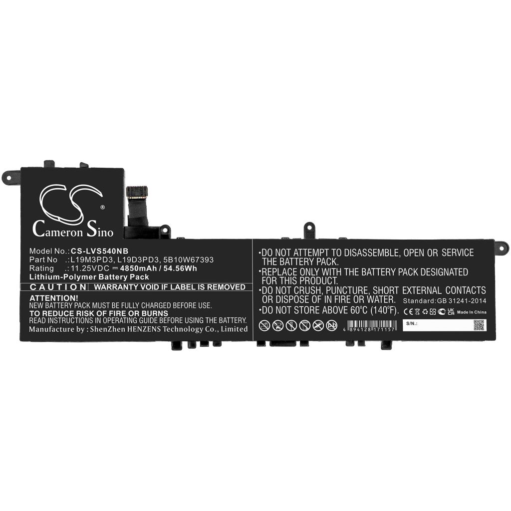 Battery Replaces 5B10W67393