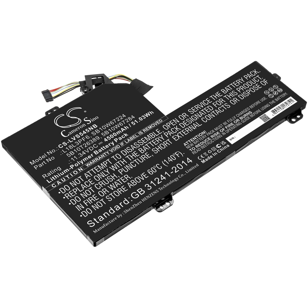 Batterie pour ordinateur portable Lenovo CS-LVS545NB