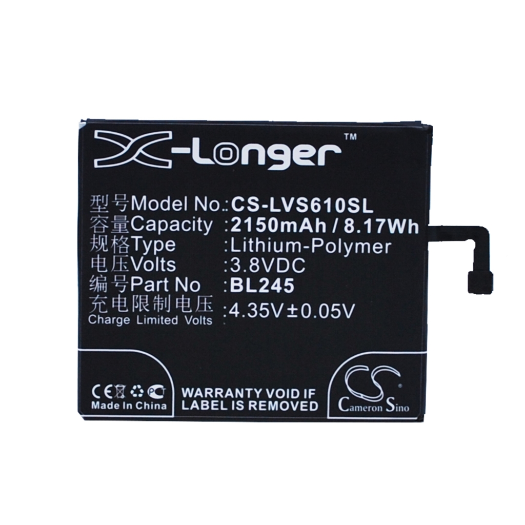 Mobile Phone Battery Lenovo CS-LVS610SL