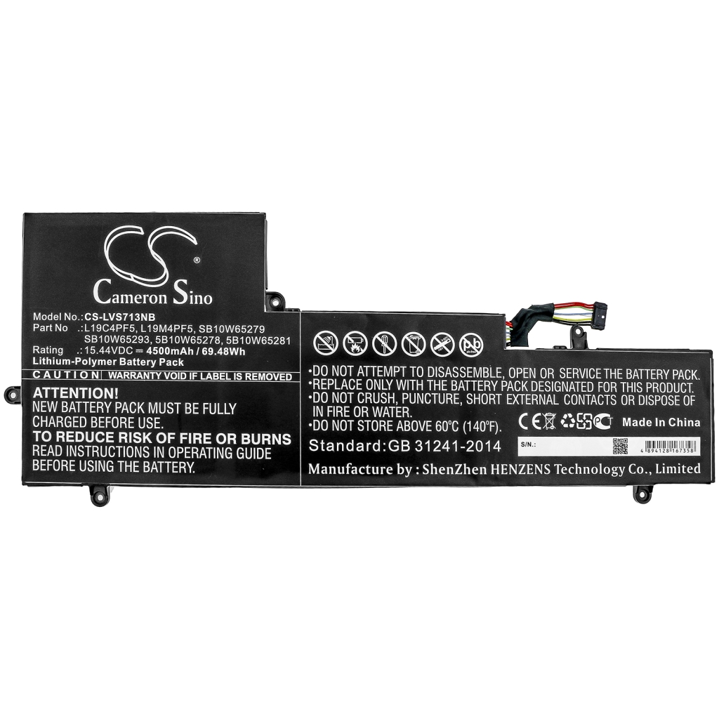 Batterie pour ordinateur portable Lenovo CS-LVS713NB