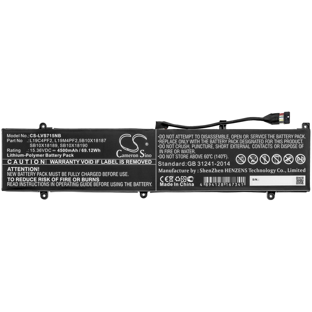 Batterie pour ordinateur portable Lenovo CS-LVS715NB