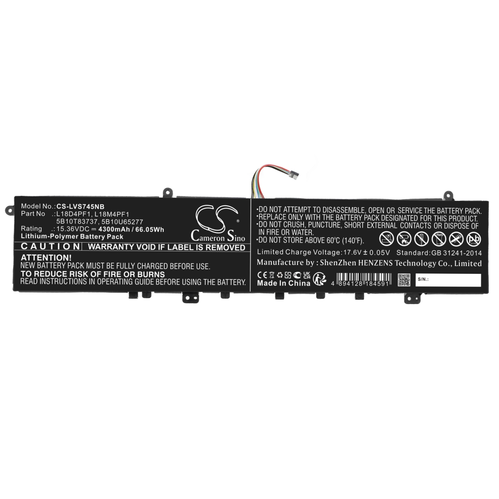 Batterie pour ordinateur portable Lenovo CS-LVS745NB