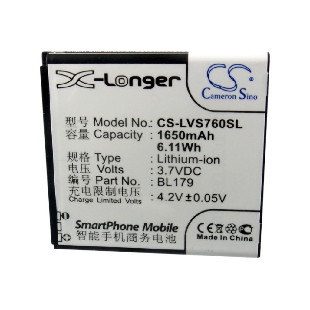 Mobile Phone Battery Pioneer CS-LVS760SL